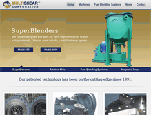 Tablet Screenshot of multi-shear.com